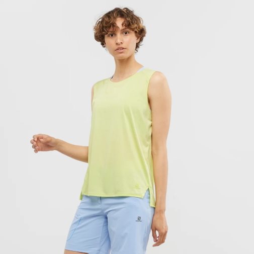 Lemon Salomon Outline Summer Women's Tanks | PH 71082F